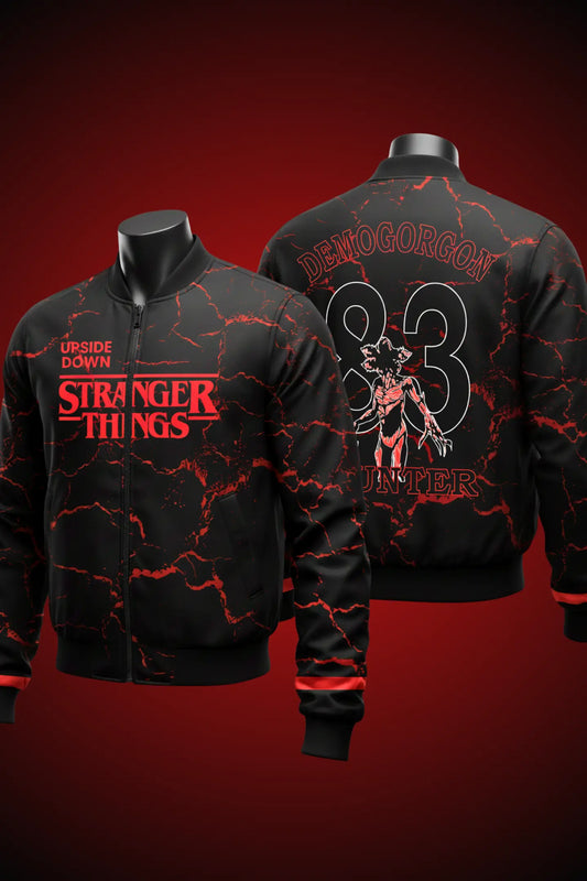 Stranger Things Demogorgon Hunter Unisex Bomber Jacket