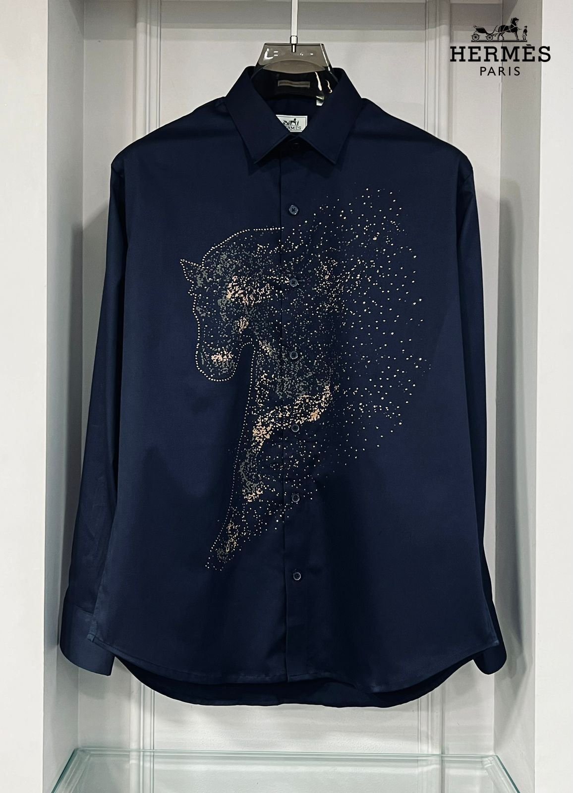 HERMES PREMIUM IMPORTED PARTY WEAR SHIRT - Image 2