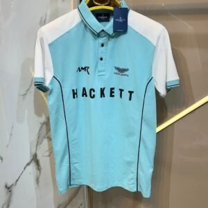 Hacket Aston Martin Black Premium Polo T Shirt